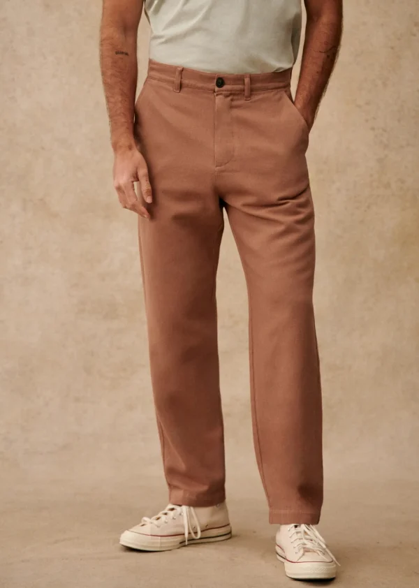 Sezane Hose Mit Geradem Schnitt Hubbell< Lässige Hosen | Baumwoll-Leinen-Hosen