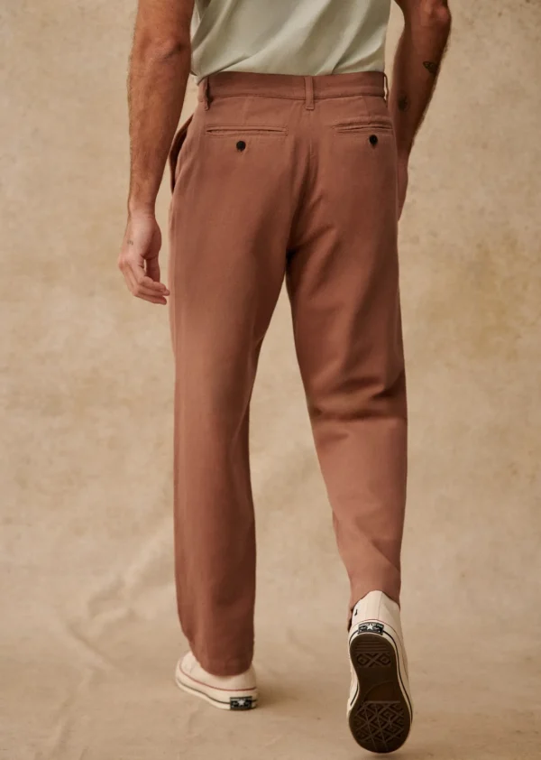 Sezane Hose Mit Geradem Schnitt Hubbell< Lässige Hosen | Baumwoll-Leinen-Hosen