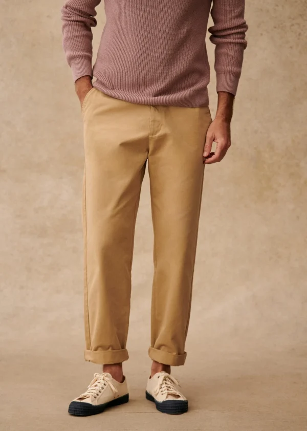 Sezane Hose Mit Geradem Schnitt Hubbell< Lässige Hosen | Baumwoll-Leinen-Hosen