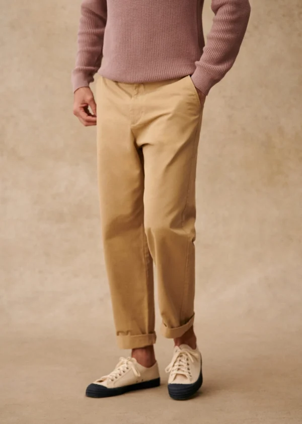 Sezane Hose Mit Geradem Schnitt Hubbell< Lässige Hosen | Baumwoll-Leinen-Hosen