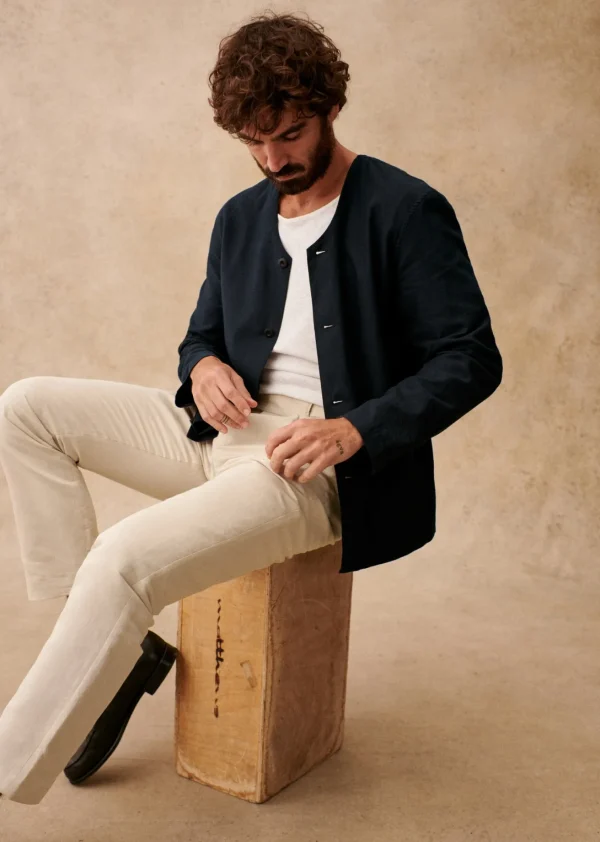 Sezane Jacke Germain< Baumwoll-Leinen-Jacken