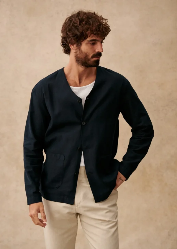 Sezane Jacke Germain< Baumwoll-Leinen-Jacken