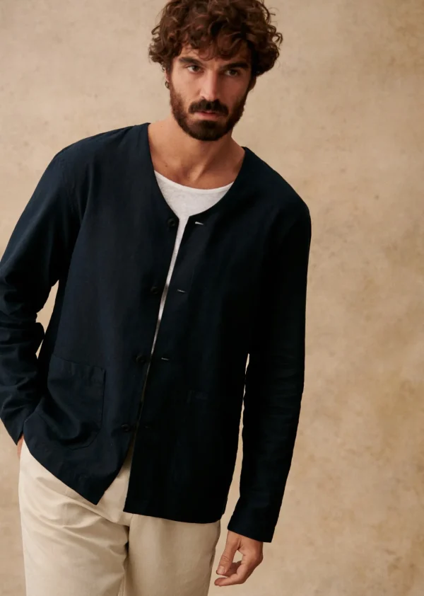 Sezane Jacke Germain< Baumwoll-Leinen-Jacken