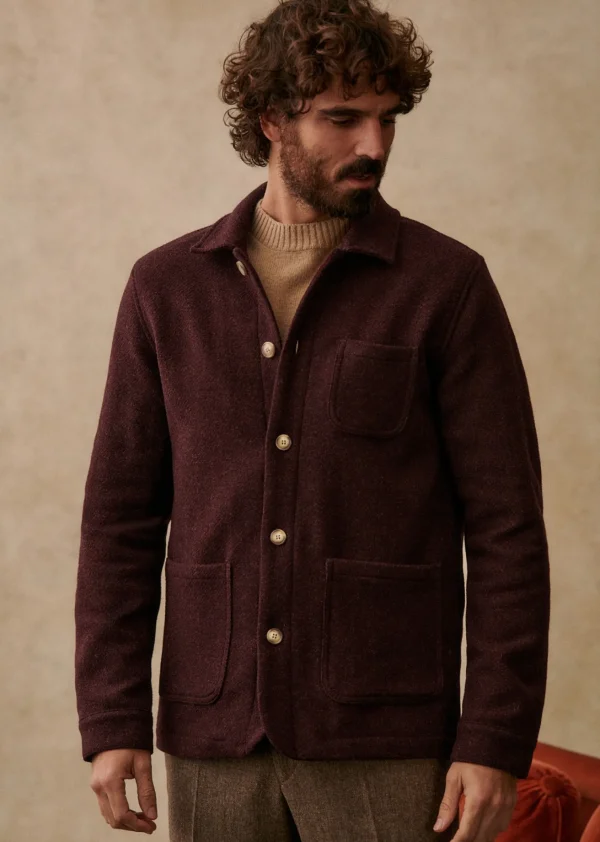 Sezane Jacke Nelson< Wolljacken