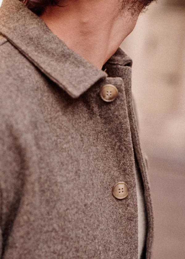 Sezane Jacke Nelson< Wolljacken