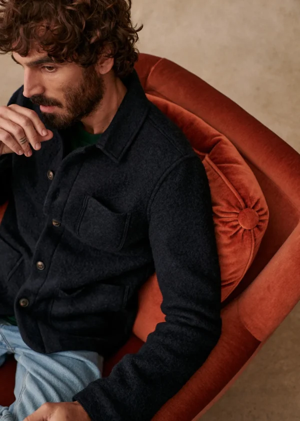 Sezane Jacke Nelson< Wolljacken