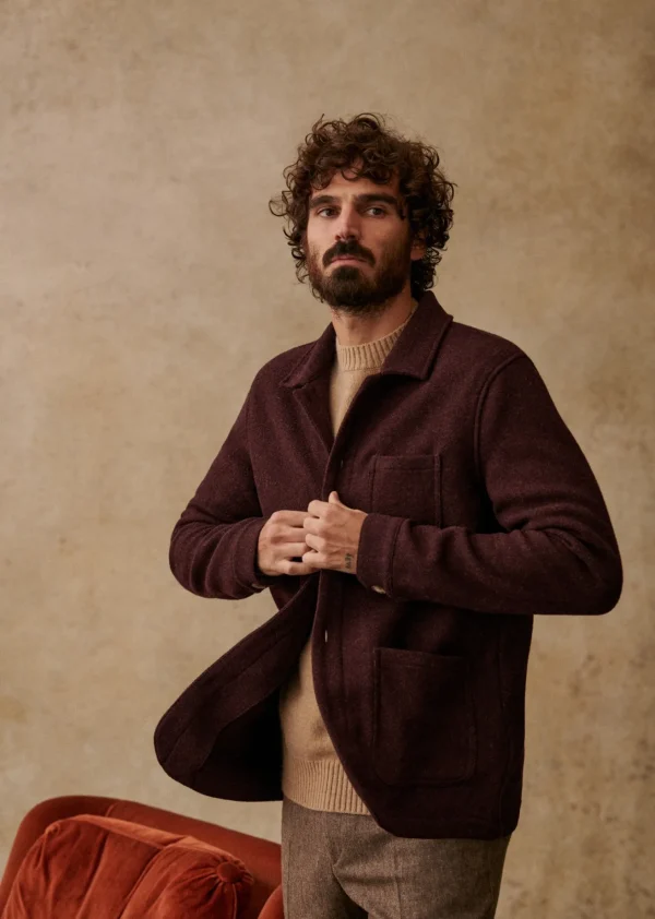 Sezane Jacke Nelson< Wolljacken