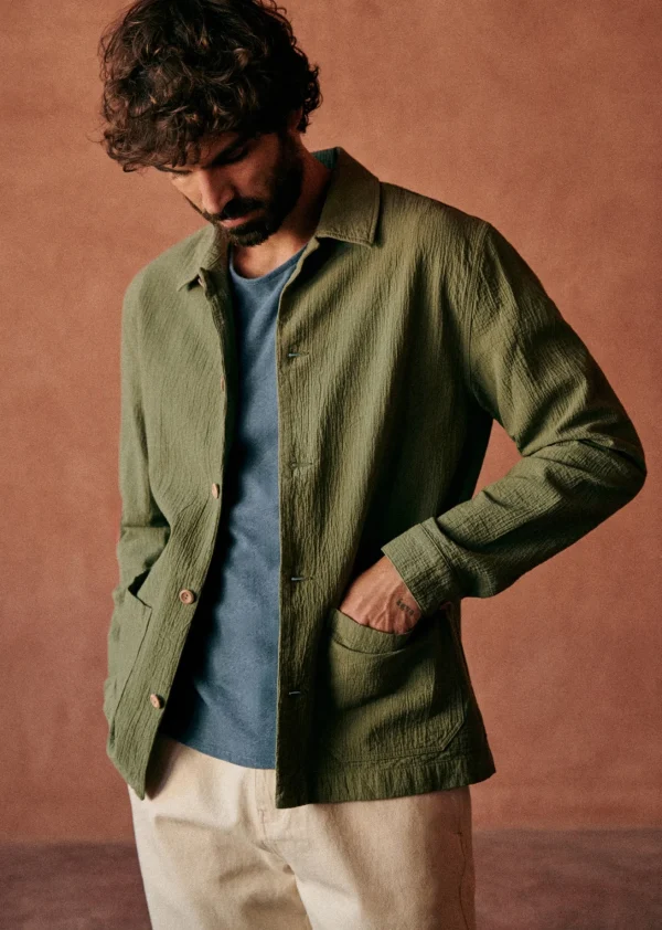 Sezane Jacke Tim Coton Texturé< Jacken & Mäntel | Baumwolljacken