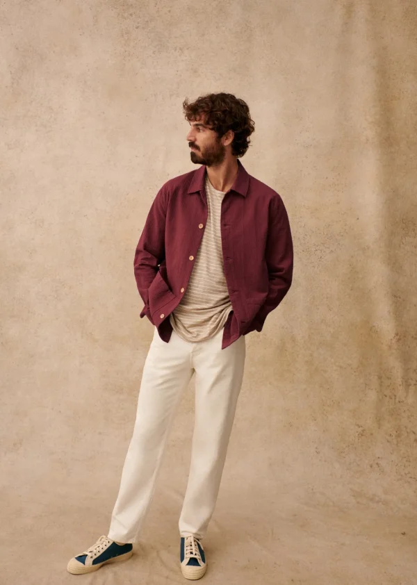 Sezane Jacke Tim Coton Texturé< Jacken & Mäntel | Baumwolljacken