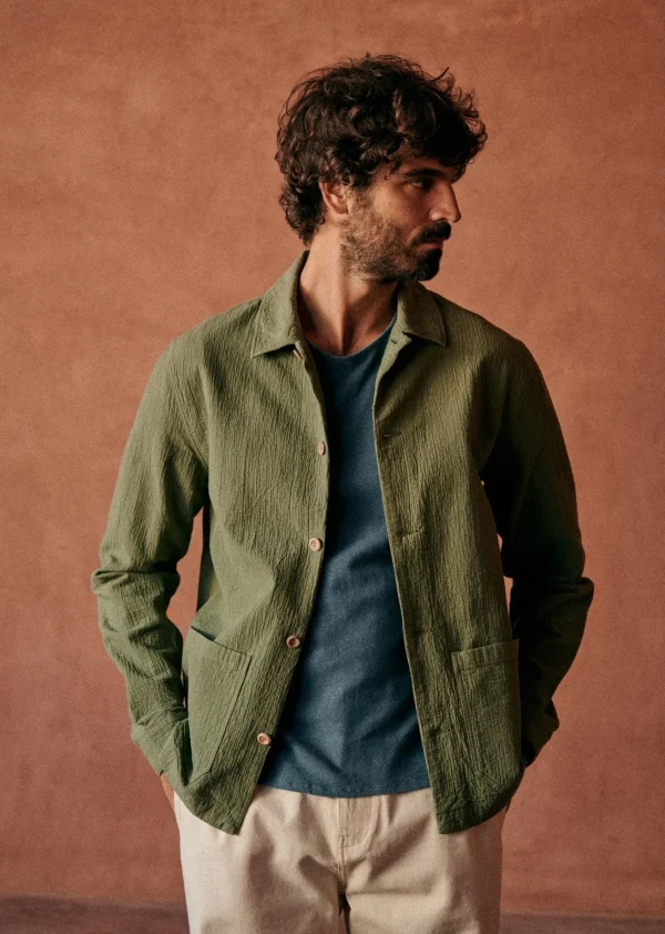 Sezane Jacke Tim Coton Texturé< Jacken & Mäntel | Baumwolljacken