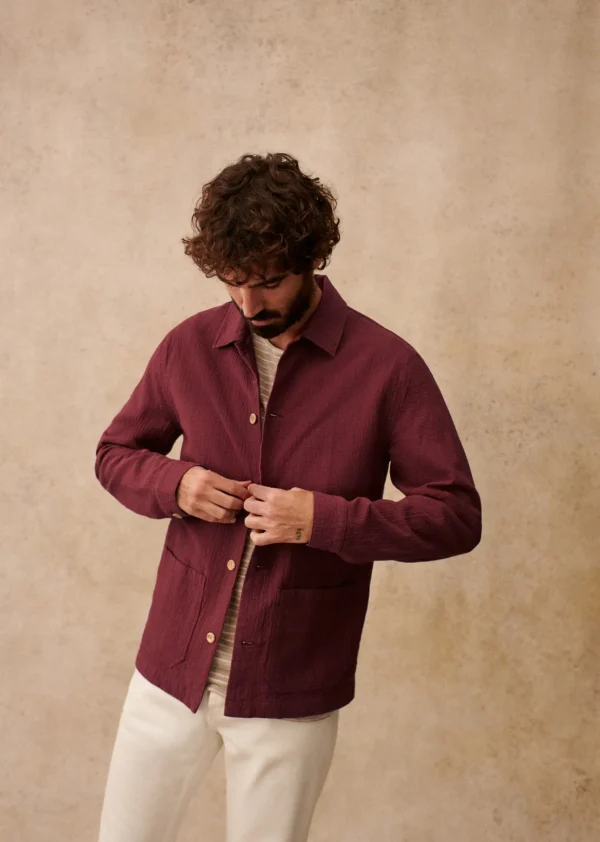 Sezane Jacke Tim Coton Texturé< Jacken & Mäntel | Baumwolljacken