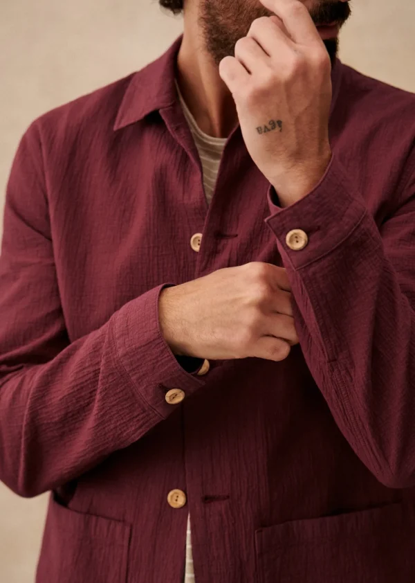 Sezane Jacke Tim Coton Texturé< Jacken & Mäntel | Baumwolljacken