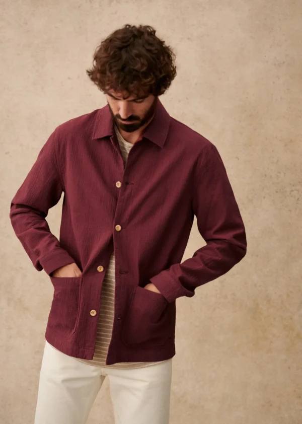 Sezane Jacke Tim Coton Texturé< Jacken & Mäntel | Baumwolljacken
