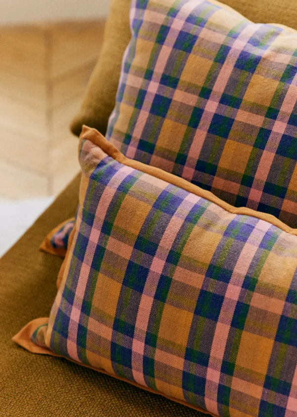 Sezane Kissen Gewebte Madras -  Großes Modell< Textilien