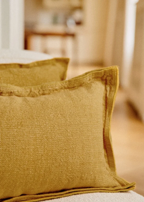 Sezane Kissen Leinen -  Großes Modell< Textilien