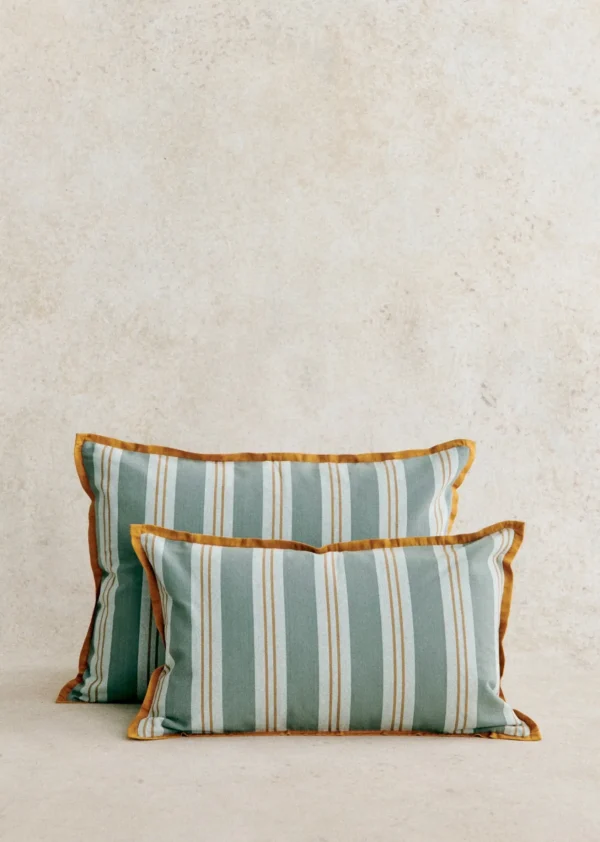 Sezane Kissen Streifen Amalfi -  Kleines Modell< Textilien