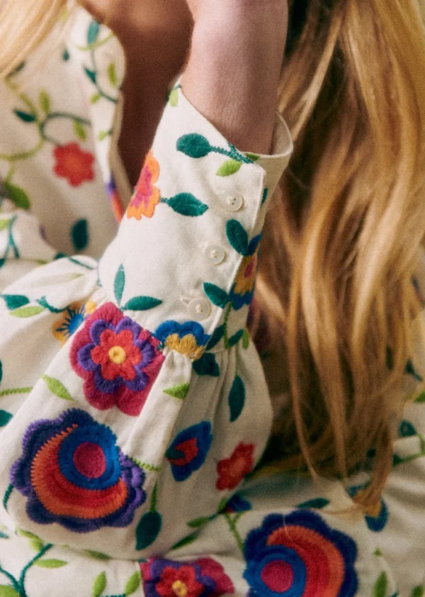Sezane Kleid Alizia - Rosa Schöpfung< Kleider