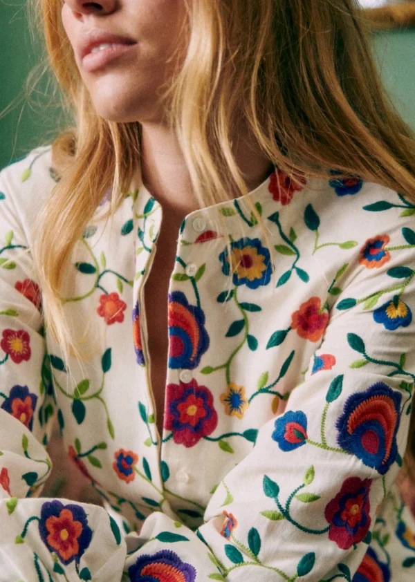 Sezane Kleid Alizia - Rosa Schöpfung< Kleider