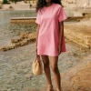 Sezane Kleid Selena - Rosa Schöpfung< Kleider