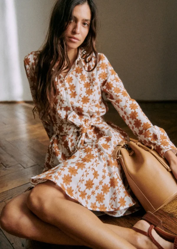 Sezane Kleid Sol< Kleider