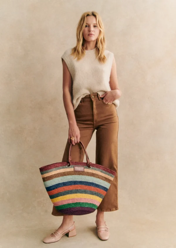 Sezane Korb Maxi Justine< Lederwaren | Körbe & Clutch