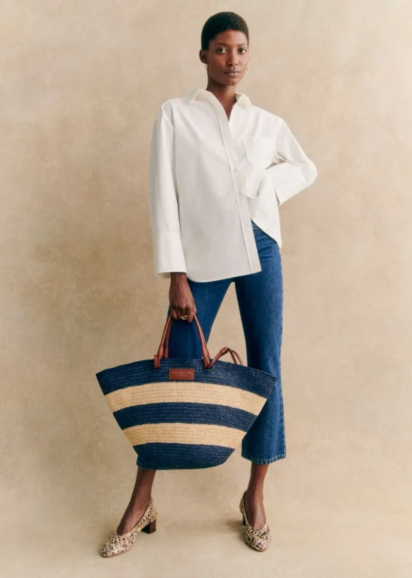 Sezane Korb Maxi Justine< Lederwaren | Körbe & Clutch