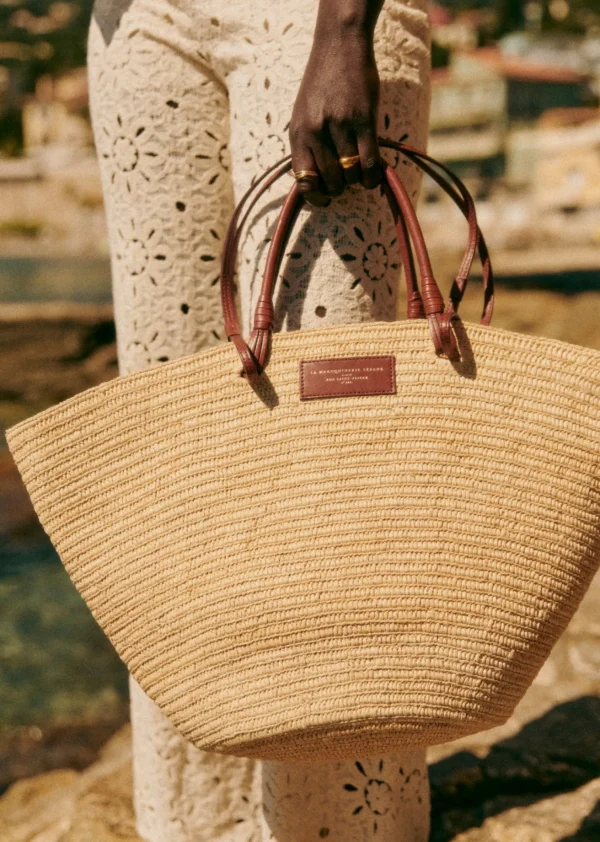 Sezane Korb Maxi Justine< Lederwaren | Körbe & Clutch
