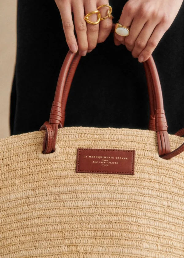 Sezane Korb Maxi Justine< Lederwaren | Körbe & Clutch