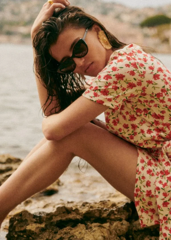 Sezane Kurzes Kleid Pippa< Kleider | Bademode