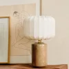 Sezane Lampe Mezzo – Holz< Beleuchtung