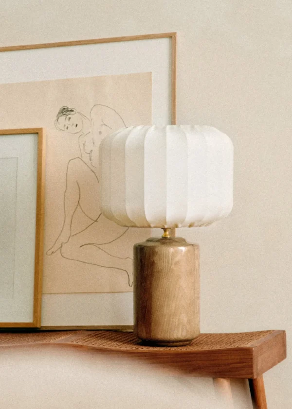 Sezane Lampe Mezzo – Holz< Beleuchtung