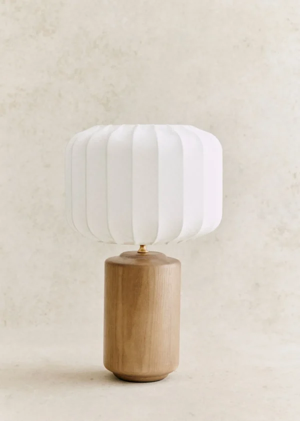 Sezane Lampe Mezzo – Holz< Beleuchtung