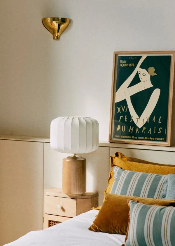 Sezane Lampe Mezzo – Holz< Beleuchtung