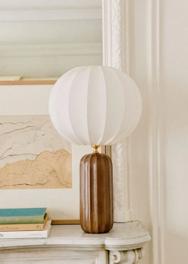 Sezane Lampe Traviata - Holz< Beleuchtung