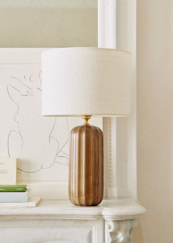 Sezane Lampe Traviata - Holz< Beleuchtung