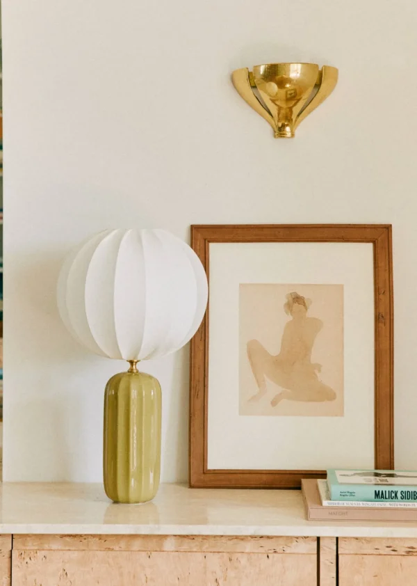 Sezane Lampe Traviata – Olivgrün< Beleuchtung
