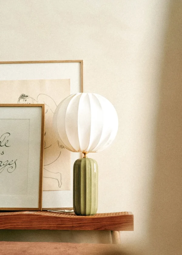 Sezane Lampe Traviata – Olivgrün< Beleuchtung