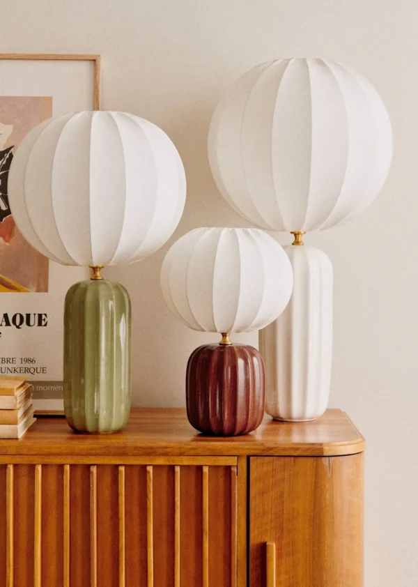 Sezane Lampe Traviata – Olivgrün< Beleuchtung