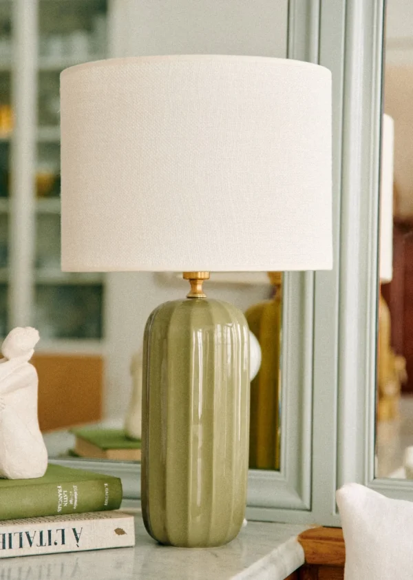 Sezane Lampe Traviata – Olivgrün< Beleuchtung
