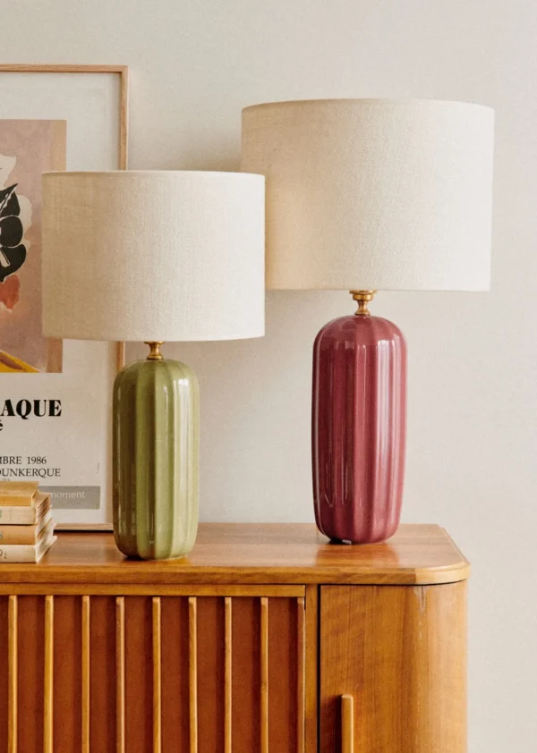 Sezane Lampe Traviata – Olivgrün< Beleuchtung