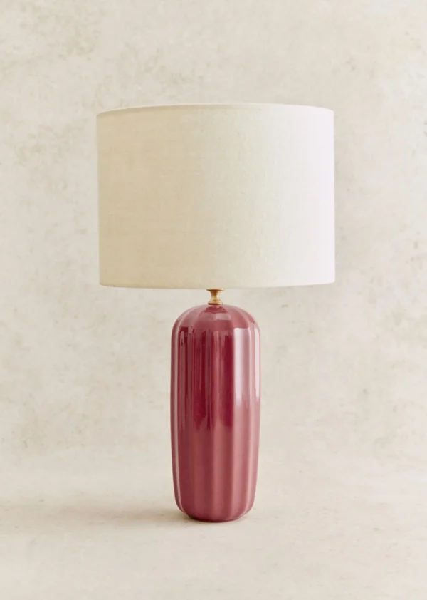 Sezane Lampe Traviata Großes Modell – Himbeerrot< Beleuchtung