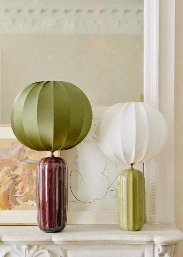 Sezane Lampe Traviata Großes Modell – Mokka< Beleuchtung