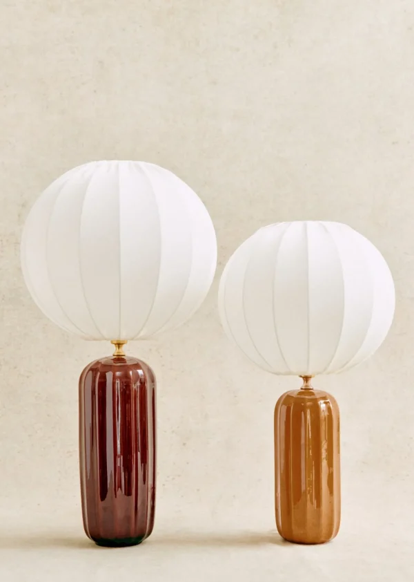 Sezane Lampe Traviata Großes Modell – Mokka< Beleuchtung
