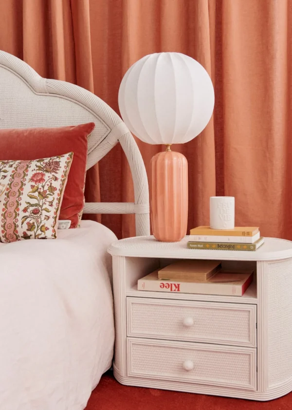 Sezane Lampe Traviata Großes Modell - Rosa Amalfi< Beleuchtung