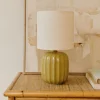 Sezane Lampe Traviata Kleines Modell - Grün Olive< Beleuchtung