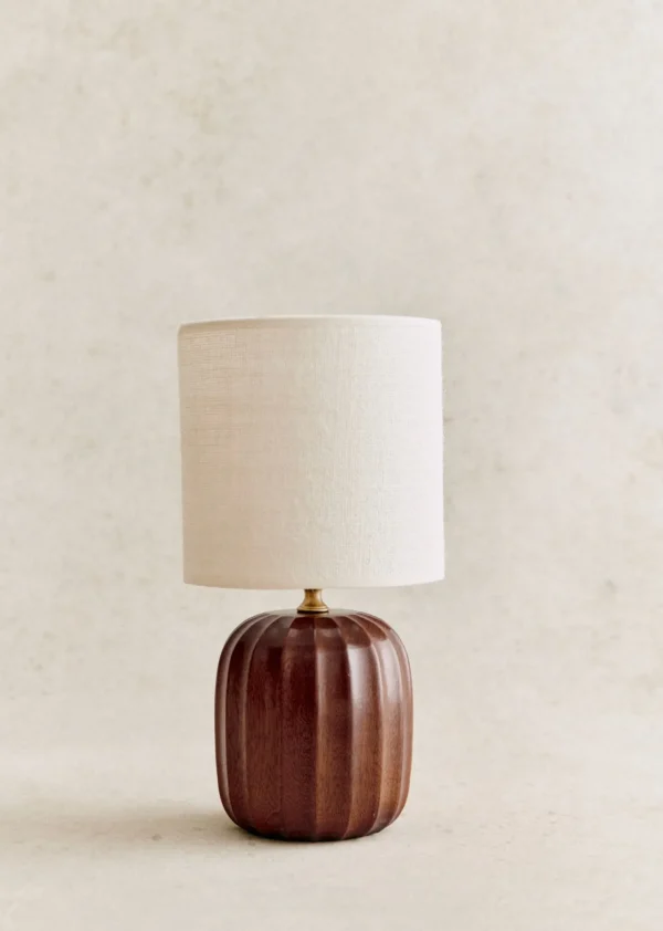 Sezane Lampe Traviata Kleines Modell – Mahagoni< Beleuchtung