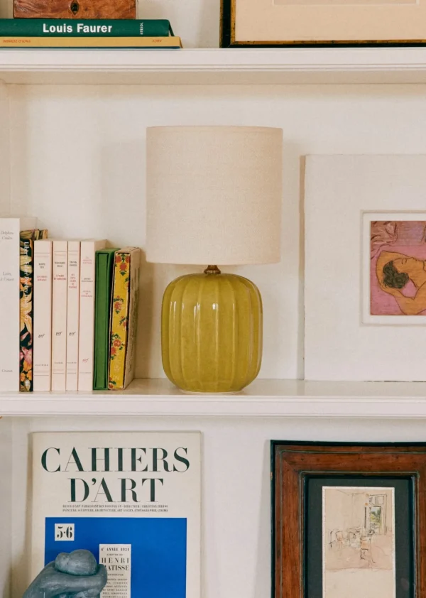 Sezane Lampe Traviata Kleines Modell - Grün Olive< Beleuchtung