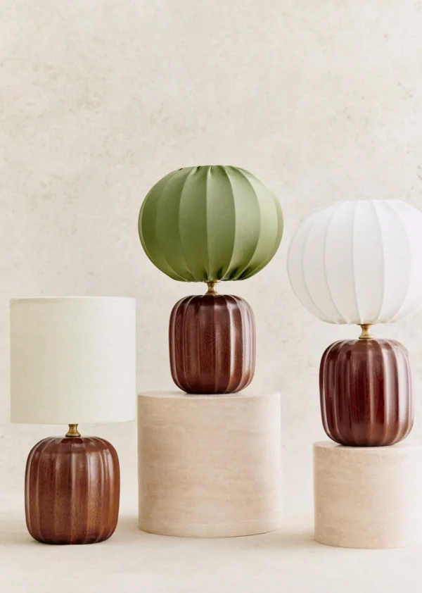 Sezane Lampe Traviata Kleines Modell – Mahagoni< Beleuchtung