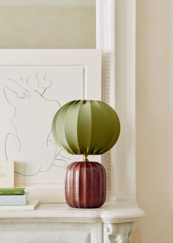 Sezane Lampe Traviata Kleines Modell – Mahagoni< Beleuchtung
