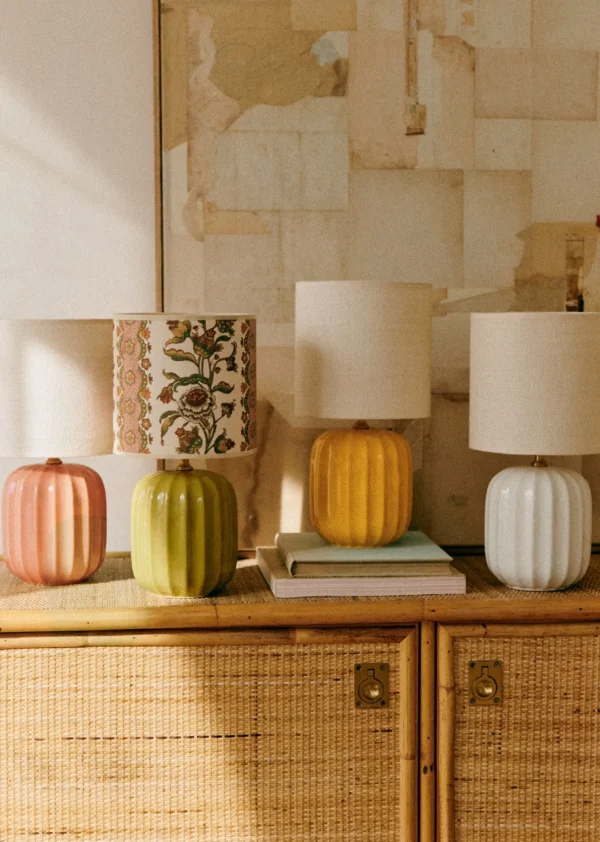 Sezane Lampe Traviata Kleines Modell - Grün Olive< Beleuchtung